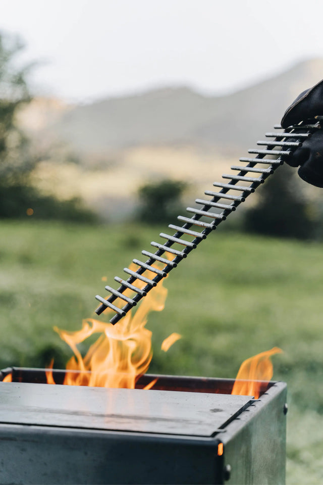 Kleiner Grillrost aus Edelstahl