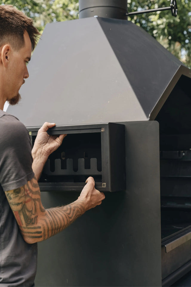 Rotisseriespieß für Braai