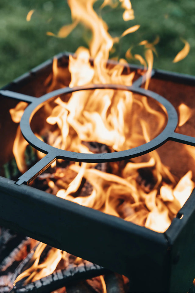 Wok- und Pfanneneinsatz für Feuerbox